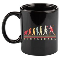 Pickleball Evolution Gift 11oz C Handle Ceramic Mug