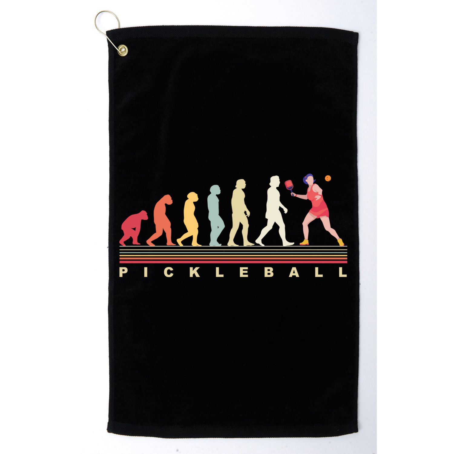 Pickleball Evolution Gift Golf Towel
