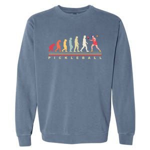 Pickleball Evolution Gift Garment-Dyed Sweatshirt