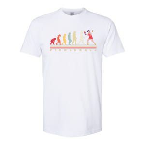 Pickleball Evolution Gift Softstyle CVC T-Shirt