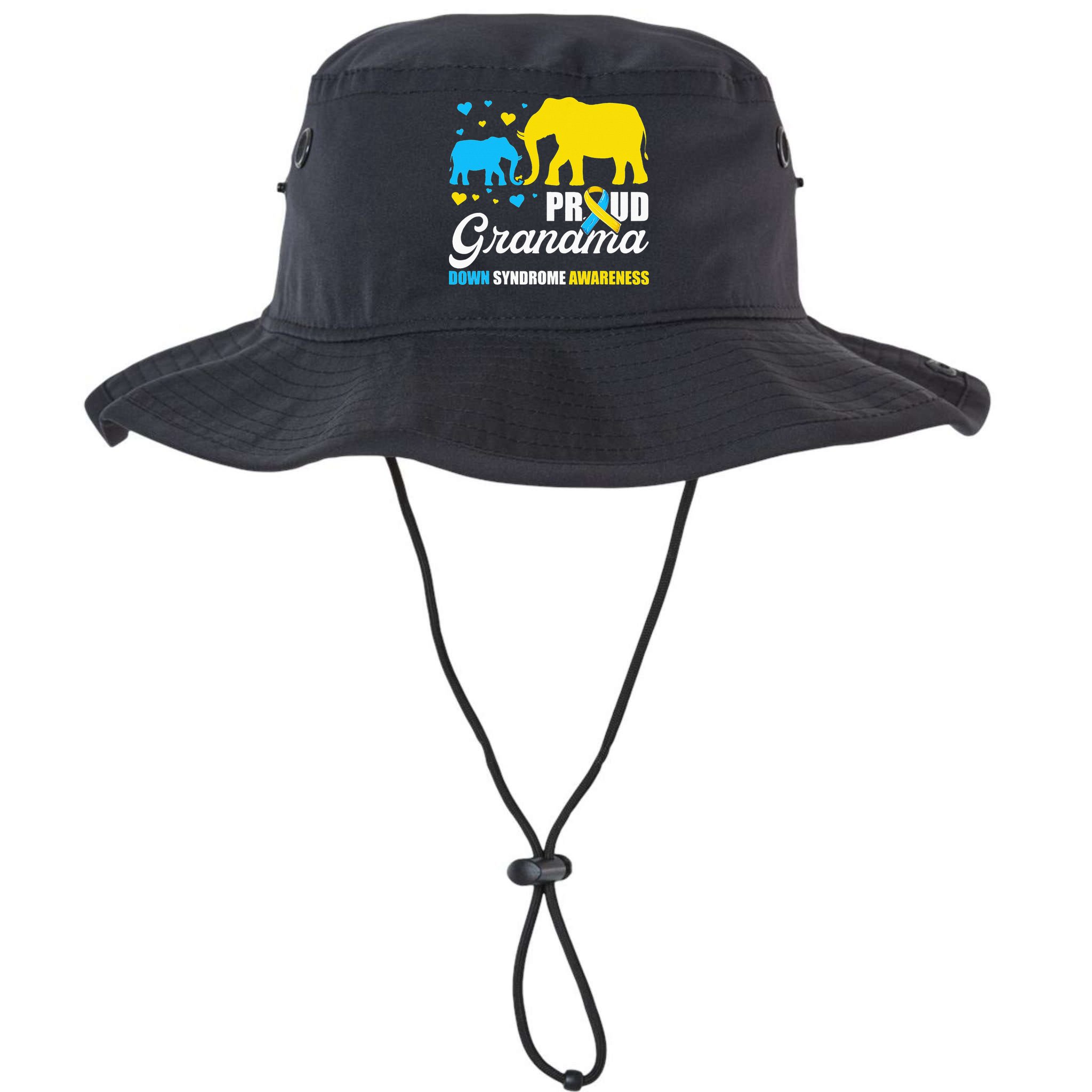 Proud Elephant Grandma Down Syndrome Awareness T21 Bucket Hat
