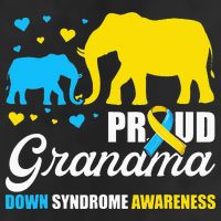 Proud Elephant Grandma Down Syndrome Awareness T21 Hat