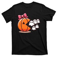 Pumpkin Eating Ghost Funny Halloween Gamer T-Shirt