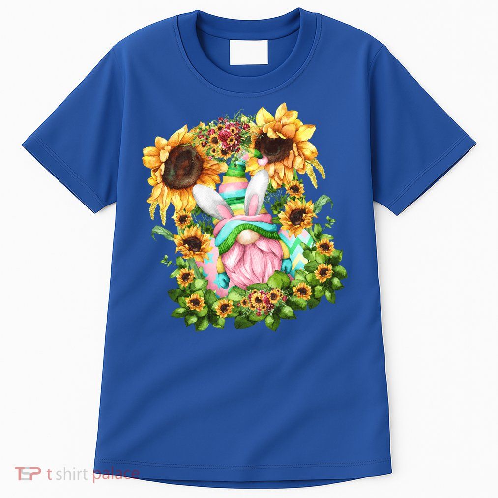 Pink Easter Gnome Dad Graphic And Sunflower Mom Gift Tall T-Shirt