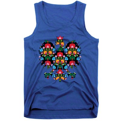 Polish Eagle Gift Poland Wycinanki Emblem, Polish Folk Art Fest Gift Tank Top