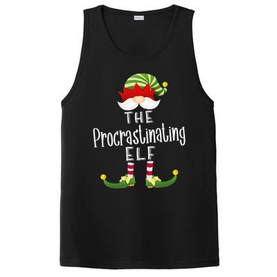 Procrastinating Elf Group Christmas Funny Pajama Party PosiCharge Competitor Tank