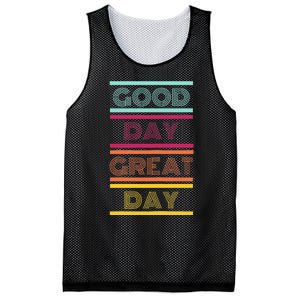 Positive Ethos Good Day Great Day Street and Surf Wear Mesh Reversible Basketball Jersey Tank