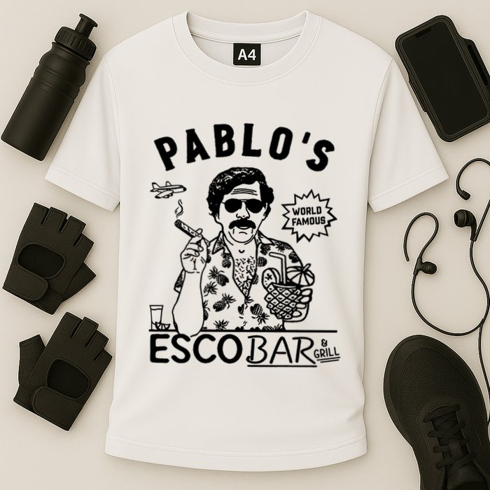 Pablo Escobar & Grill Cooling Performance Crew T-Shirt