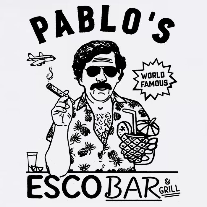 Pablo Escobar & Grill Cooling Performance Crew T-Shirt