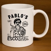 Pablo Escobar & Grill 11oz C Handle Ceramic Mug