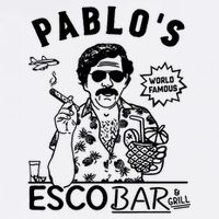 Pablo Escobar & Grill Flat Bill Trucker Hat