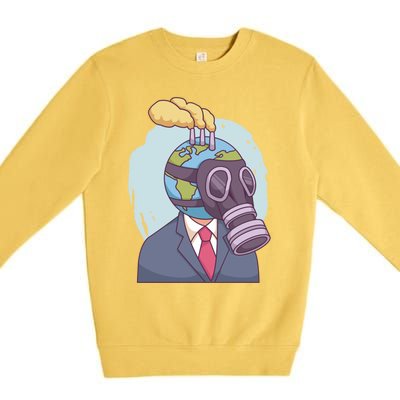 Polluted Earth Gift Premium Crewneck Sweatshirt