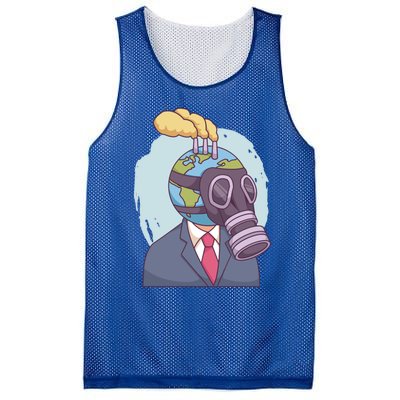 Polluted Earth Gift Mesh Reversible Basketball Jersey Tank