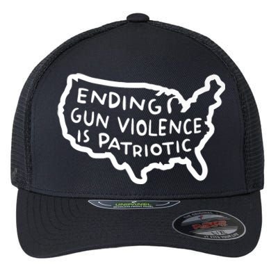 Peace Ending Gun Violence Is Patriotic Awareness Day Flexfit Unipanel Trucker Cap