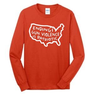 Peace Ending Gun Violence Is Patriotic Awareness Day Tall Long Sleeve T-Shirt