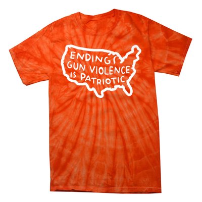 Peace Ending Gun Violence Is Patriotic Awareness Day Tie-Dye T-Shirt