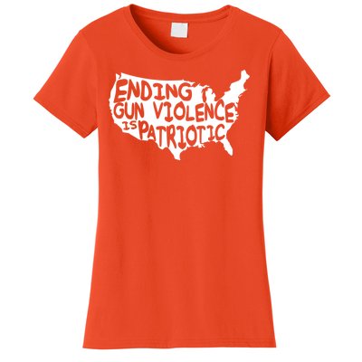 Peace Ending Gun Violence Is Patriotic Awareness Day Women's T-Shirt