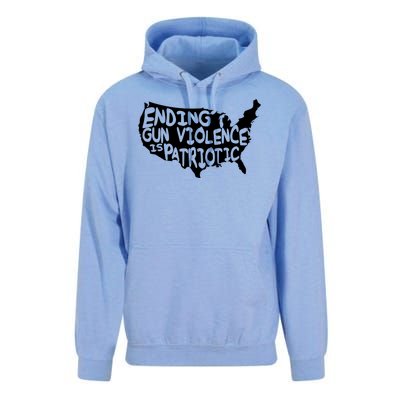 Peace Ending Gun Violence Is Patriotic Awareness Day Unisex Surf Hoodie