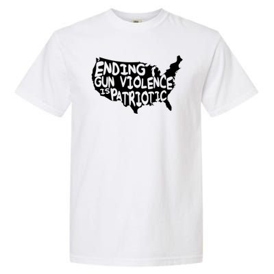 Peace Ending Gun Violence Is Patriotic Awareness Day Garment-Dyed Heavyweight T-Shirt