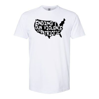 Peace Ending Gun Violence Is Patriotic Awareness Day Softstyle® CVC T-Shirt