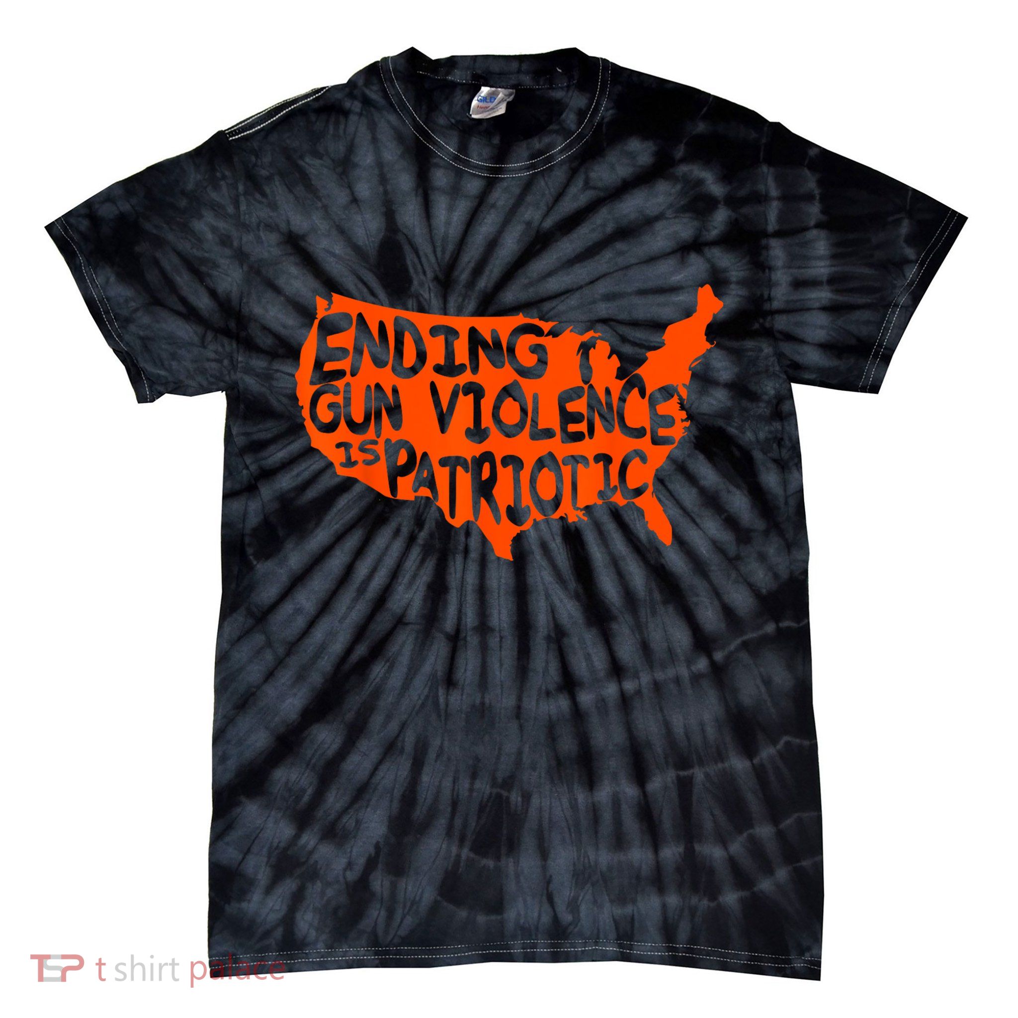 Peace Ending Gun Violence Is Patriotic Awareness Day Tie-Dye T-Shirt