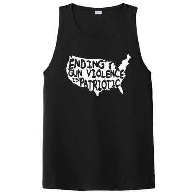 Peace Ending Gun Violence Is Patriotic Awareness Day PosiCharge Competitor Tank