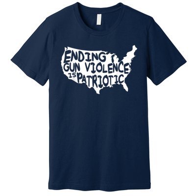 Peace Ending Gun Violence Is Patriotic Awareness Day Premium T-Shirt