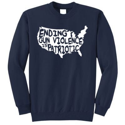 Peace Ending Gun Violence Is Patriotic Awareness Day Tall Sweatshirt