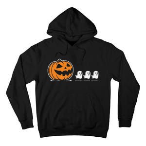 Pumpkin Eating Ghost Jack O Lantern Halloween Gamer Tall Hoodie