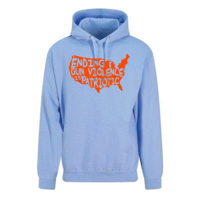 Peace Ending Gun Violence Is Patriotic Awareness Day Unisex Surf Hoodie