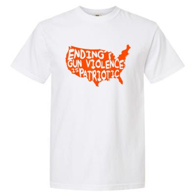 Peace Ending Gun Violence Is Patriotic Awareness Day Garment-Dyed Heavyweight T-Shirt