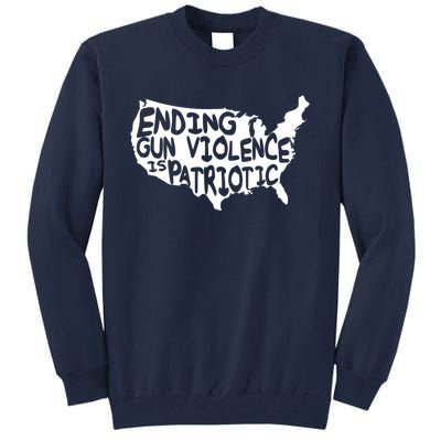 Peace Ending Gun Violence Is Patriotic Awareness Day Tall Sweatshirt