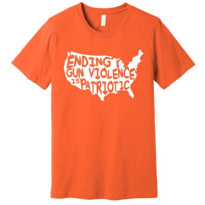 Peace Ending Gun Violence Is Patriotic Awareness Day Premium T-Shirt