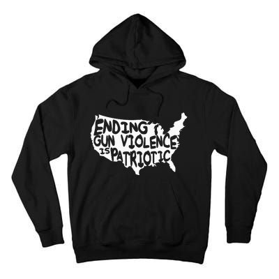 Peace Ending Gun Violence Is Patriotic Awareness Day Tall Hoodie