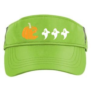 Pumpkin Eating Ghost Clothing Funny Halloween Cool Gift Adult Drive Performance Visor