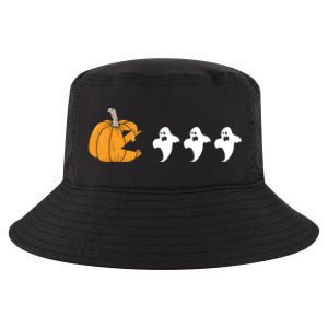 Pumpkin Eating Ghost Clothing Funny Halloween Cool Gift Cool Comfort Performance Bucket Hat