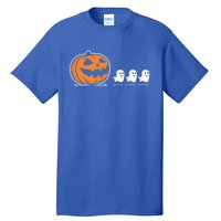 Pumpkin Eating Ghost Jack O Lantern Halloween Gamer Cool Gift Tall T-Shirt