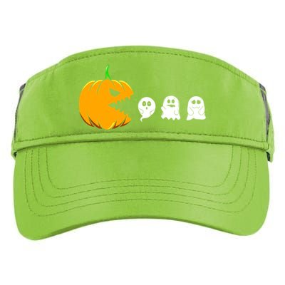 Pumpkin Eating Ghosts Funny Halloween Costume For Gamers Gift Adult Drive Performance Visor