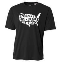 Peace Ending Gun Violence Is Patriotic Awareness Day Cooling Performance Crew T-Shirt