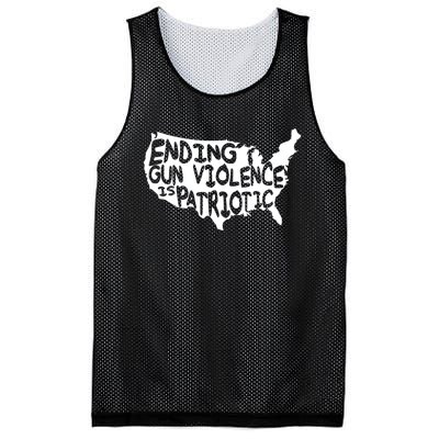 Peace Ending Gun Violence Is Patriotic Awareness Day Mesh Reversible Basketball Jersey Tank