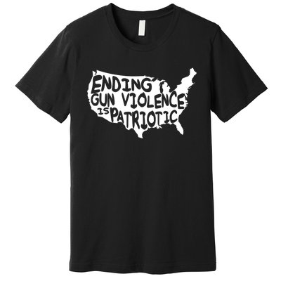 Peace Ending Gun Violence Is Patriotic Awareness Day Premium T-Shirt