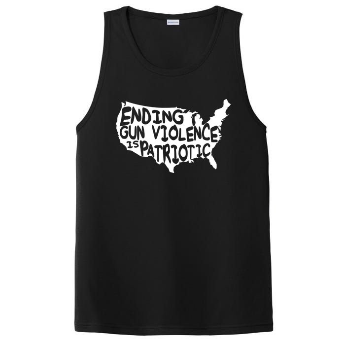 Peace Ending Gun Violence Is Patriotic Awareness Day PosiCharge Competitor Tank