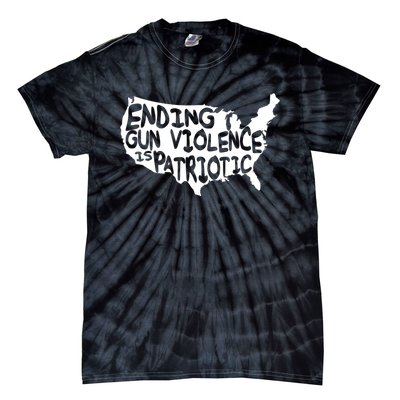 Peace Ending Gun Violence Is Patriotic Awareness Day Tie-Dye T-Shirt