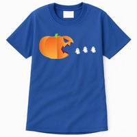 Pumpkin Eating Ghosts Funny Trick Or Treat Costume Gift Tall T-Shirt