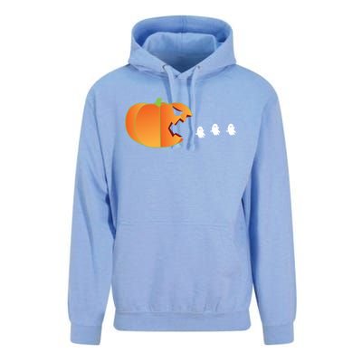 Pumpkin Eating Ghosts Funny Trick Or Treat Costume Gift Unisex Surf Hoodie