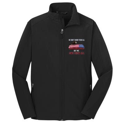 Patriotic Eagle Honor The Fallen Thank Them We Owe Them All Gift Core Soft Shell Jacket