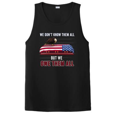 Patriotic Eagle Honor The Fallen Thank Them We Owe Them All Gift PosiCharge Competitor Tank