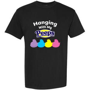 Peeps Easter Hanging With My Peeps Garment-Dyed Heavyweight T-Shirt