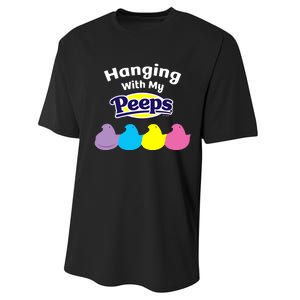 Peeps Easter Hanging With My Peeps Performance Sprint T-Shirt