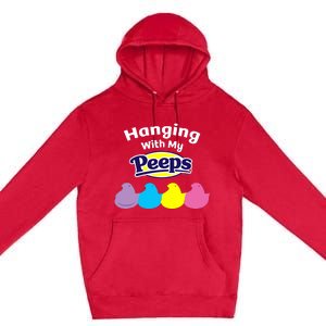 Peeps Easter Hanging With My Peeps Premium Pullover Hoodie